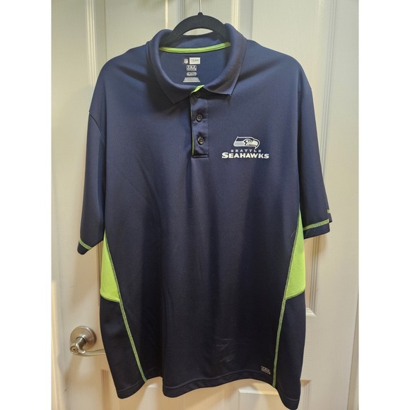 Team Apparel Other - NFL  Size XL Men Team Apparel TX3 Cool  Team Polo Seattle Seahawks Short Sleeves